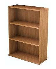 [3TB1100] 3 Tier Bookcase - Melamine (1100x900mm)