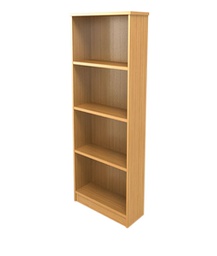 [4TB1500] 4 Tier Bookcase - Melamine (1500x900mm)