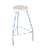 [8LS690] Lab Stool Plastic Seat Tall  Gr 8-12 (690mm)