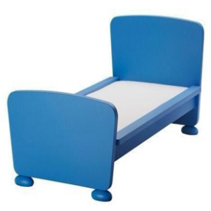 Fantasy Play Wooden Bed with Mattress