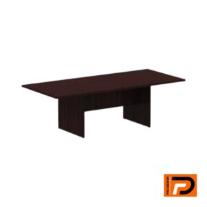 Rectangular Boardroom Table on Panel Legs