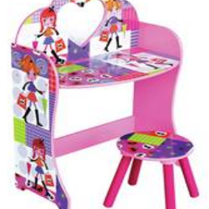 Fantasy Play Dressing Table with Stool